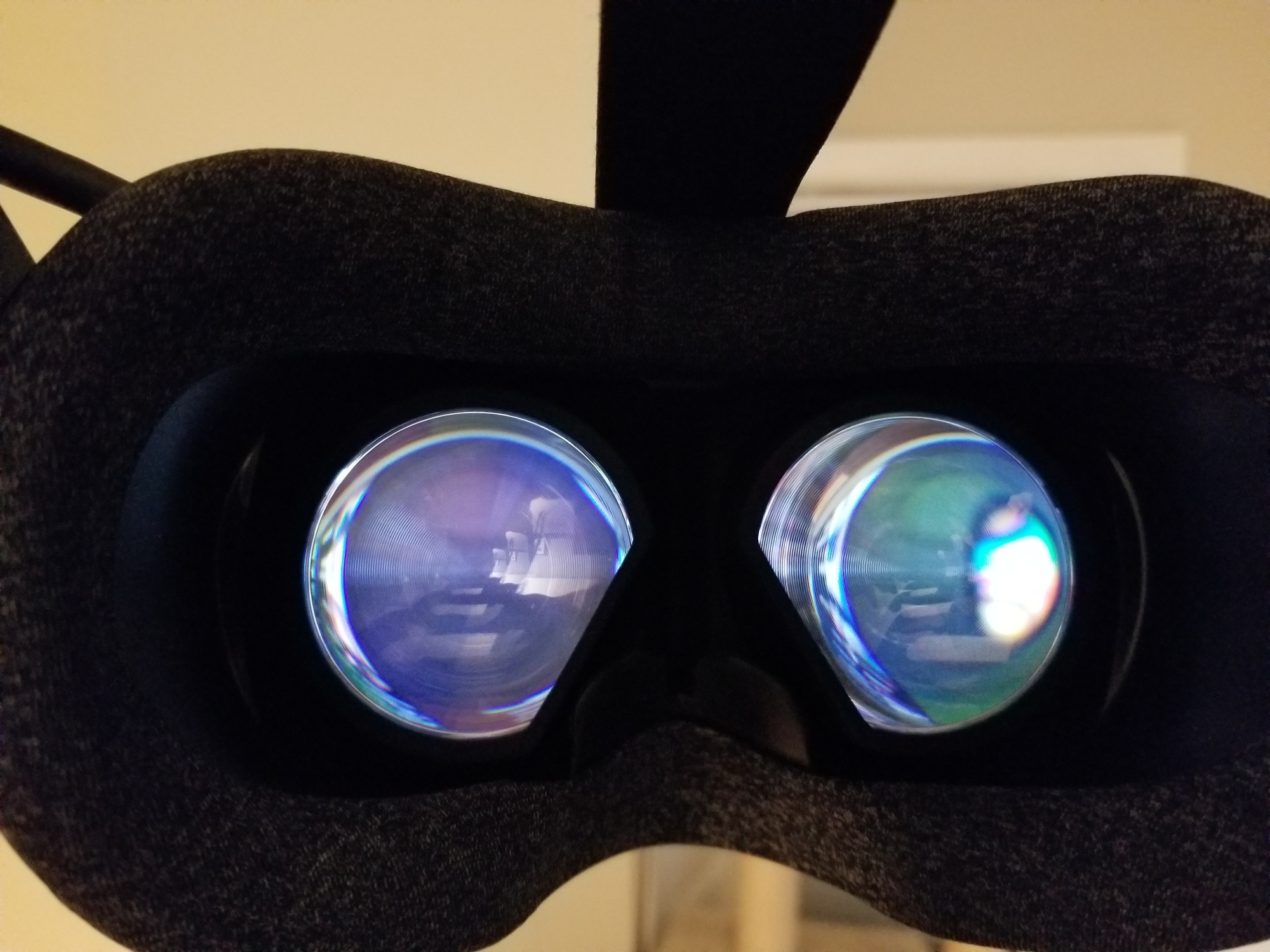What it looks like as you enter VR with the Valve Index.