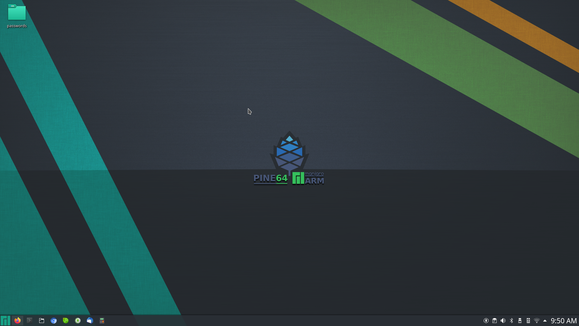 Manjaro KDE desktop