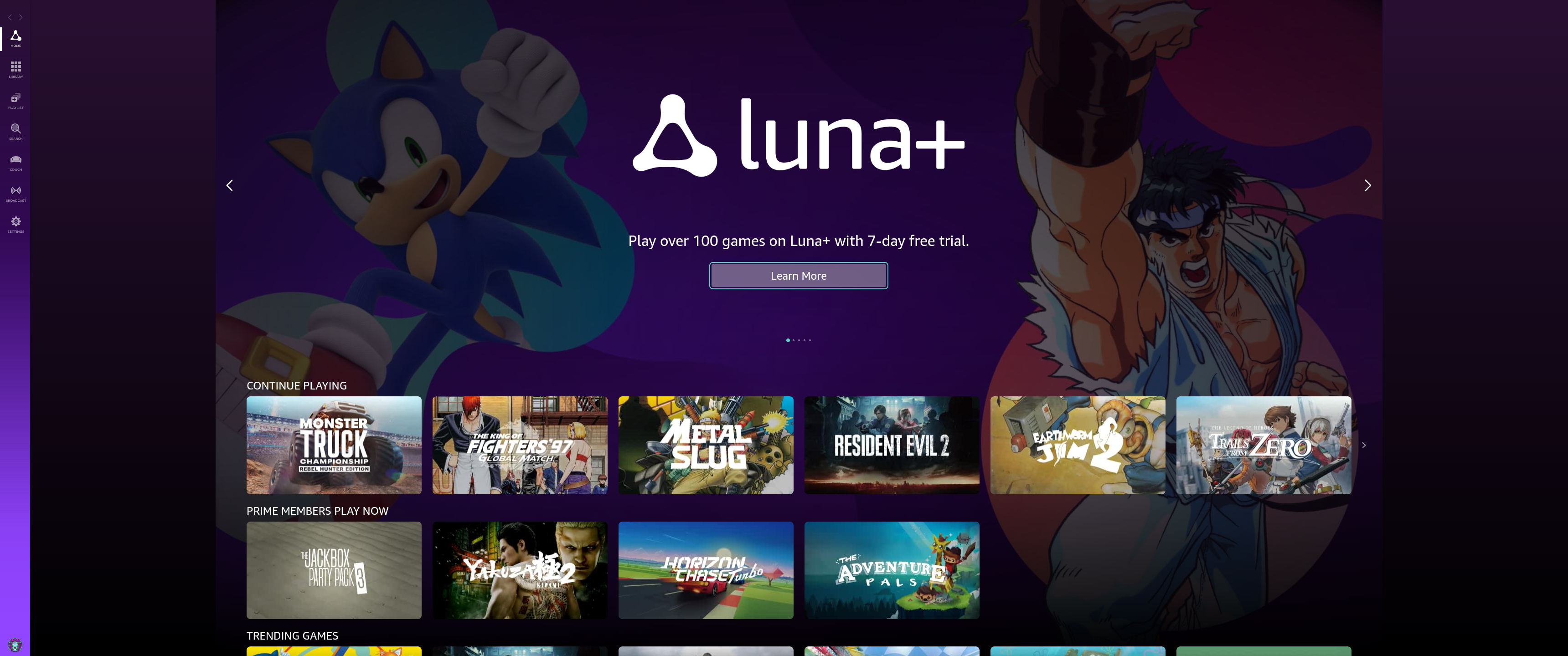 Luna is available now, comes with five free Prime games