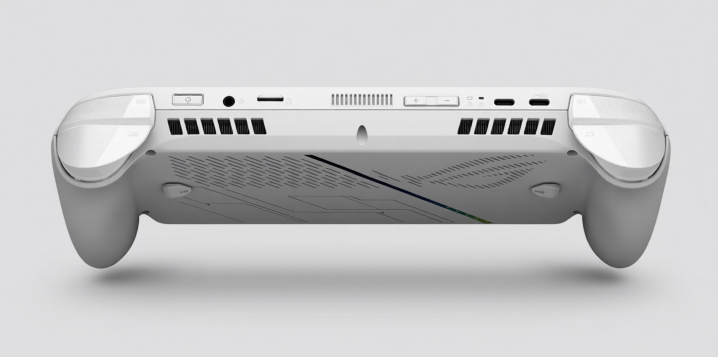 Xbox back side and awkward volume buttons