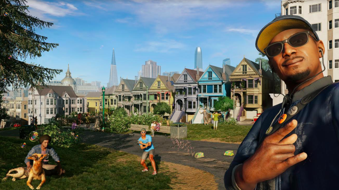 Watch Dogs 2 featured a Black protaganist and gave players a taste of true-to-life racial microagressions in the game. (Image credit: Ubisoft)
