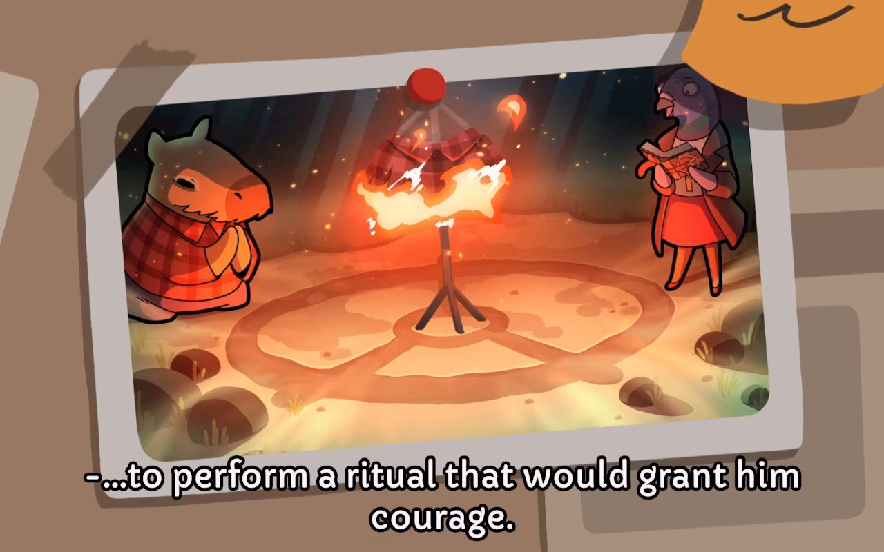 A ritual in Duck Detective