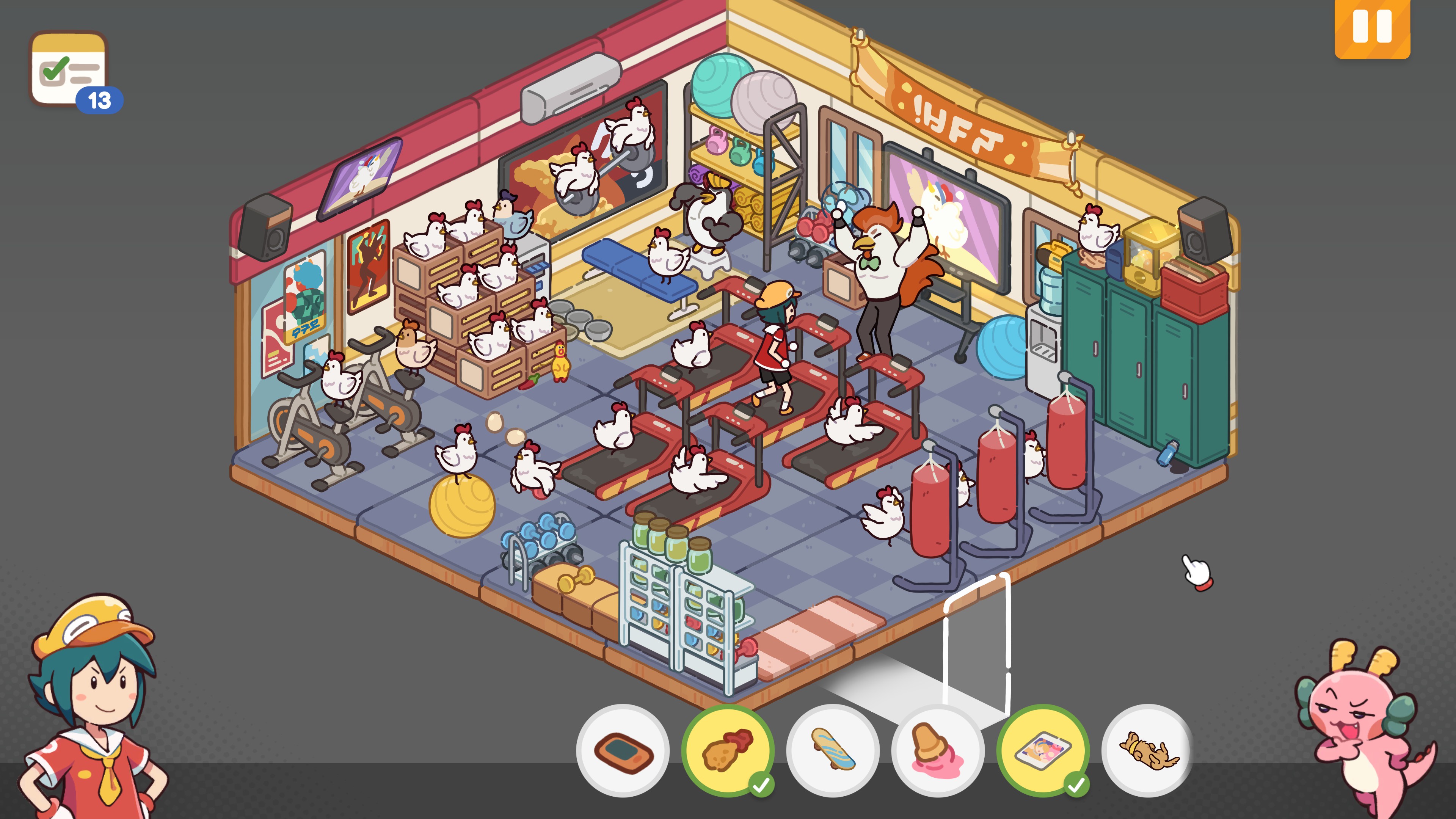 Lost and Found Co; Chicken gym