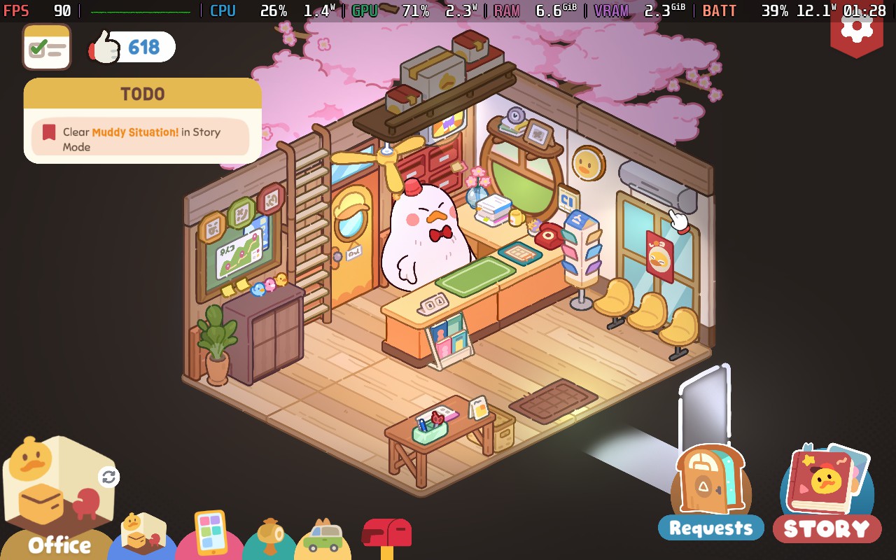 Lost and Found Co; Steam Deck zoomed in