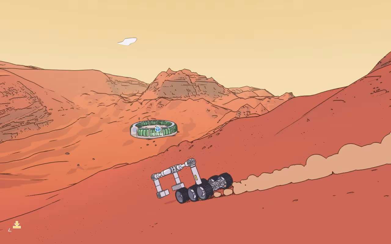 Travelling to a remote base on Mars
