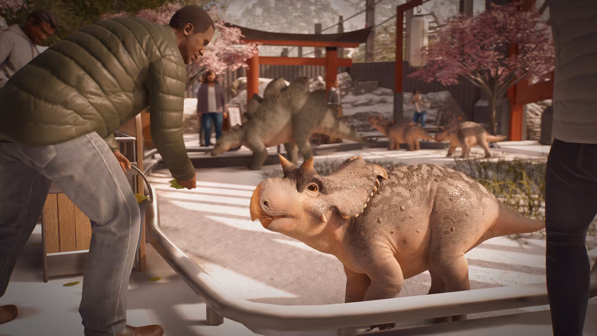 Jurrasic World Evolution 3 runs well on the Steam Deck