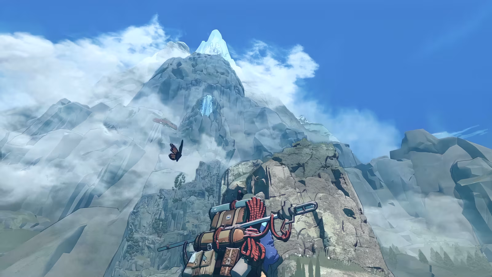 Cairn, climbing a mountain