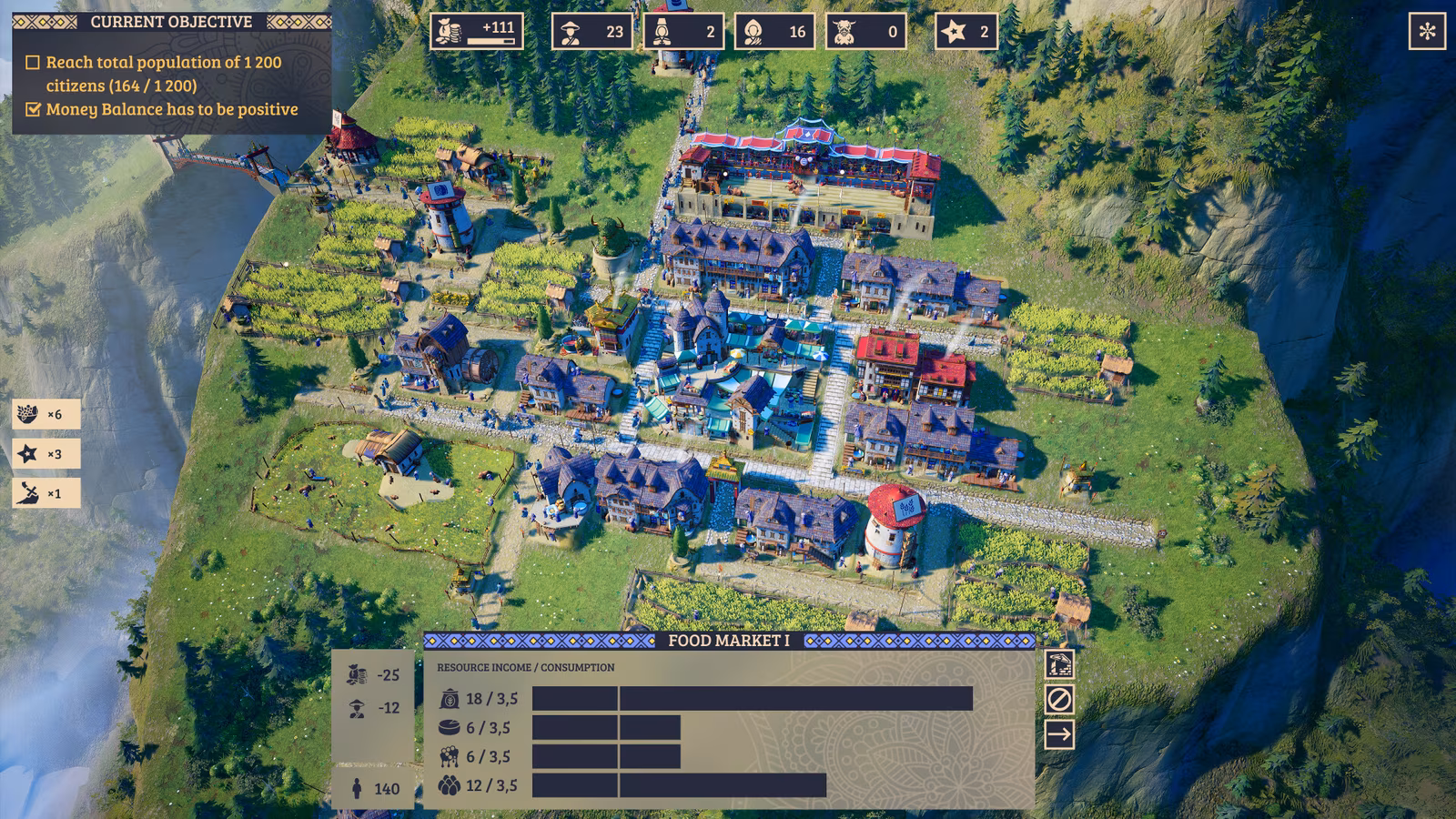 Laysara the mountain city builder