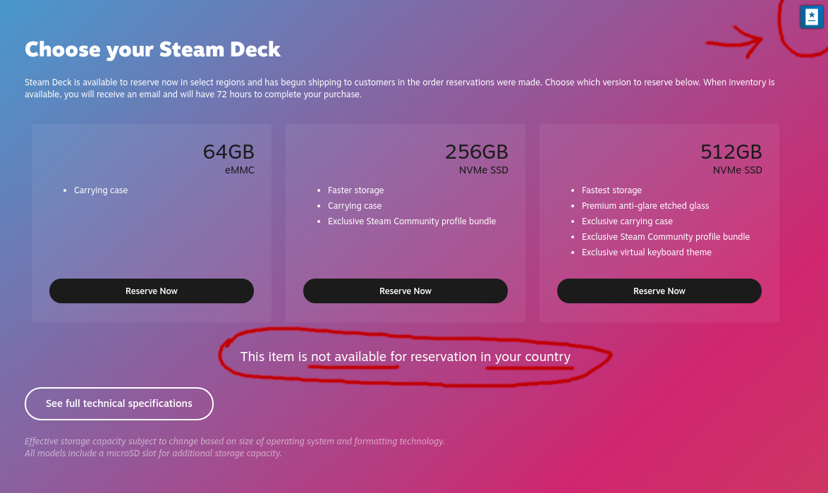 Steam Deck now available for outright purchase, no reservation required