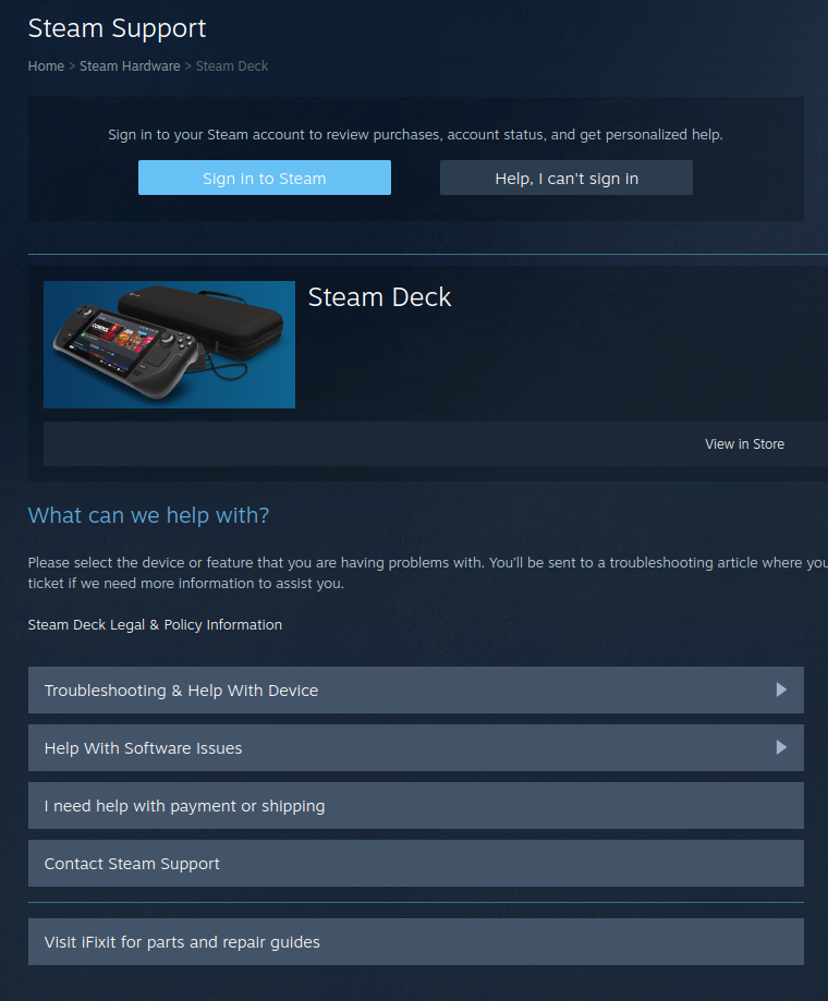 Valve Launches Repair Centers for Steam Deck