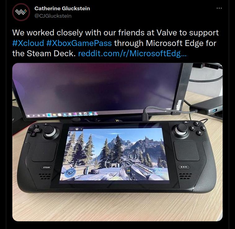 Xbox Cloud Gaming in Microsoft Edge with Steam Deck - Microsoft Support